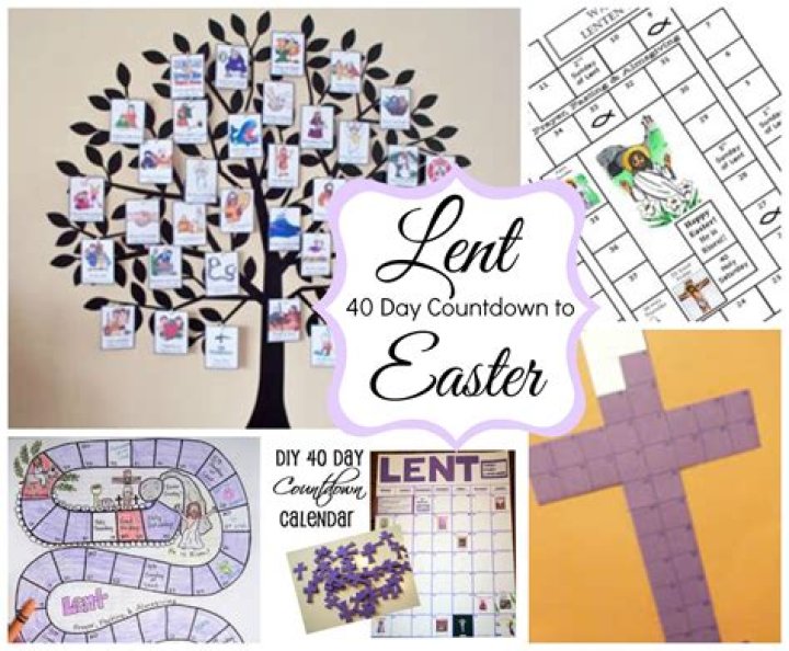 40 Day Countdown to Easter Ideas