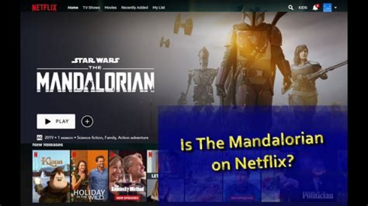 Is The Mandalorian on Netflix?