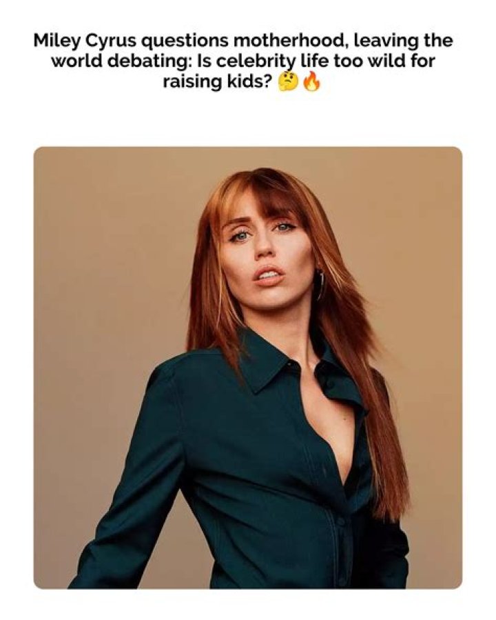 Miley Cyrus Wants Fans to Know She’s Kind