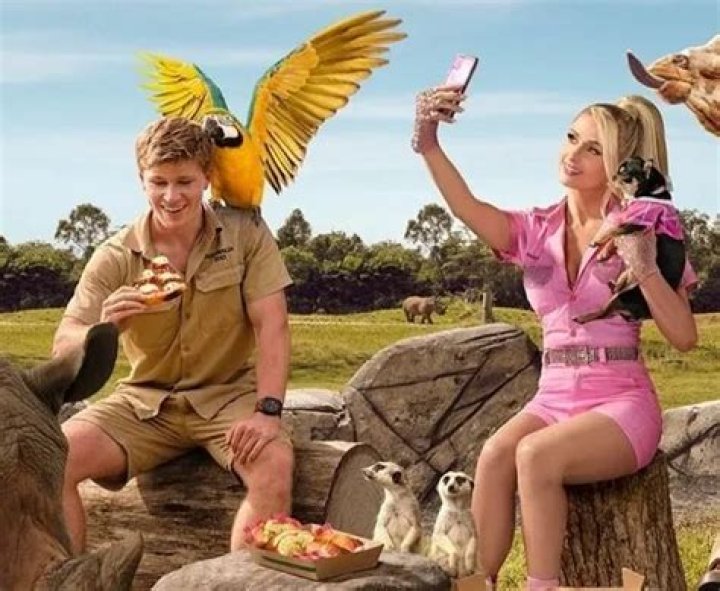 Paris Hilton named the Irwin Family’s baby giraffe and it’s a mouthful