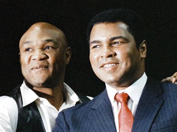 Who won between George Foreman and Muhammad Ali?